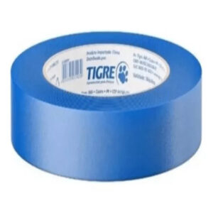 Fita Crepe Azul Mascaramento Pintura 48mm X 50m Tigre