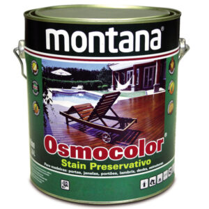 Stain Base Solvente Acetinado Osmocolor Castanho 3,6L Montana