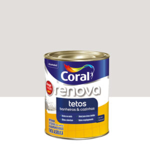 Tinta Acrílica Fosca Renova Econômica Interior e Exterior Branco 3,6 L Coral