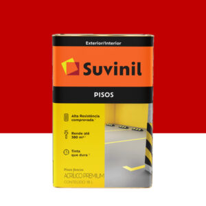Tinta Acrílica Pisos Vermelho Demarcação 18 L Suvinil